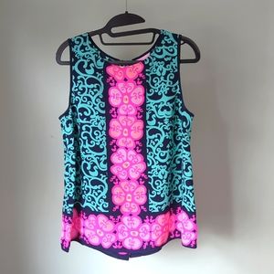 Lilly Pulitzer Fountain Hopping Silk Iona Shell - New with Tags - sz Med